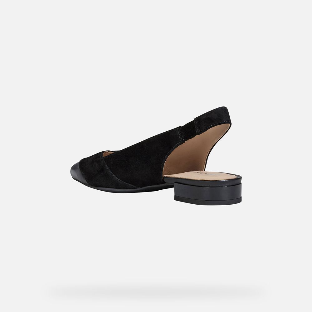 Geox Bayan Ballerina Siyah - Charyssa - NXP-028536